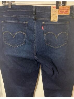 Levi's Skinny Men's Jeans in Dark Indigo Blue